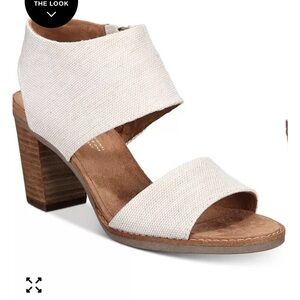 Toms Women's Beige Majorca City Sandals Size 6.5